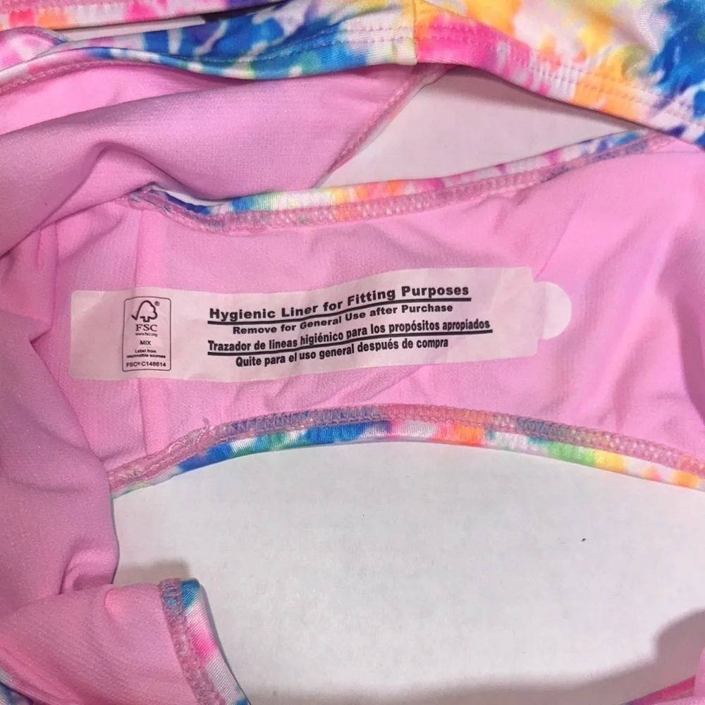 Wonder Nation Kids Colorful Tie-Dye Bikini Size-XXL-18